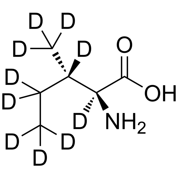 L-Isoleucine-d10  Chemical Structure