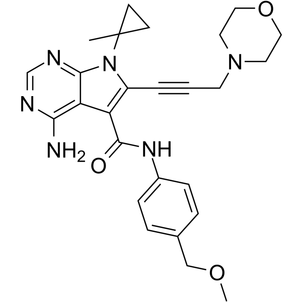 Vepafestinib  Chemical Structure