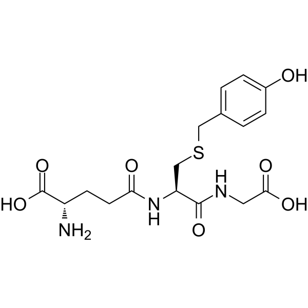 S-(4-Hydroxybenzyl)glutathione  Chemical Structure