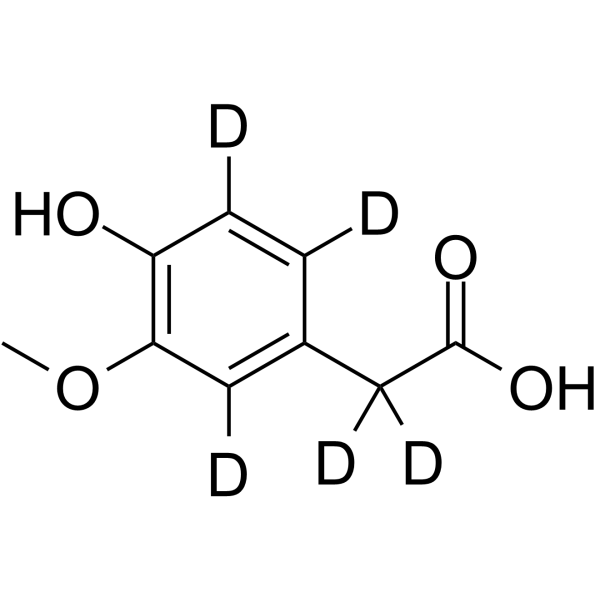 Homovanillic acid-d5  Chemical Structure