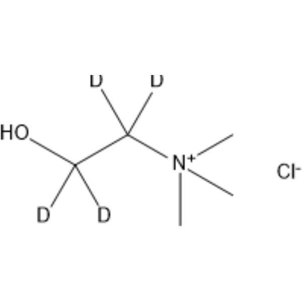 Choline-d4 chloride  Chemical Structure