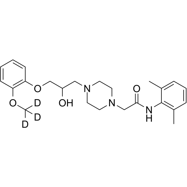 Ranolazine-d3  Chemical Structure