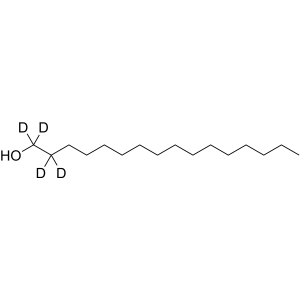 1-Hexadecanol-d4 التركيب الكيميائي