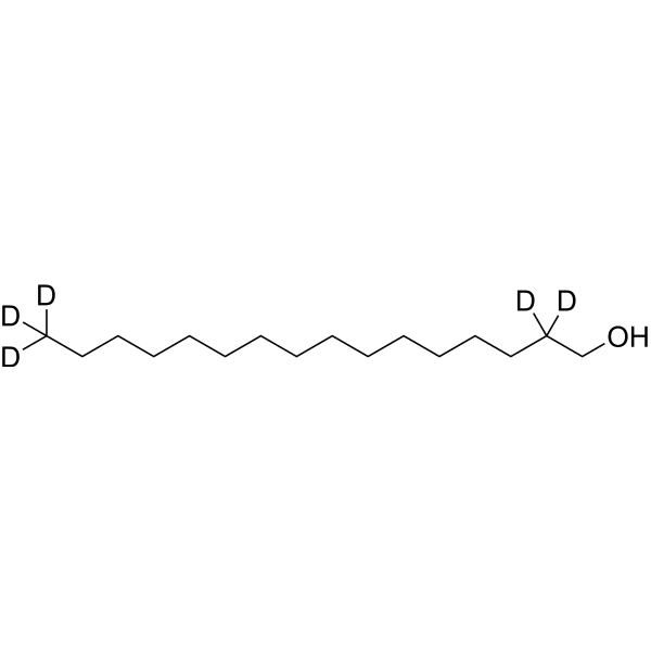 1-Hexadecanol-d5 化学構造