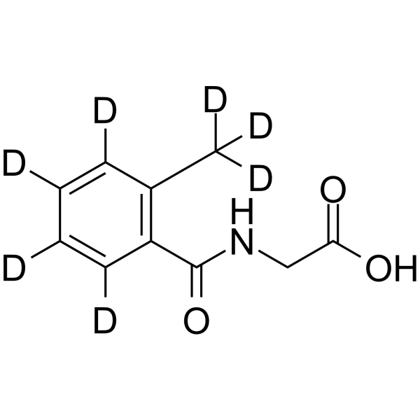 2-(2-Methylbenzamido)acetic acid-d7  Chemical Structure