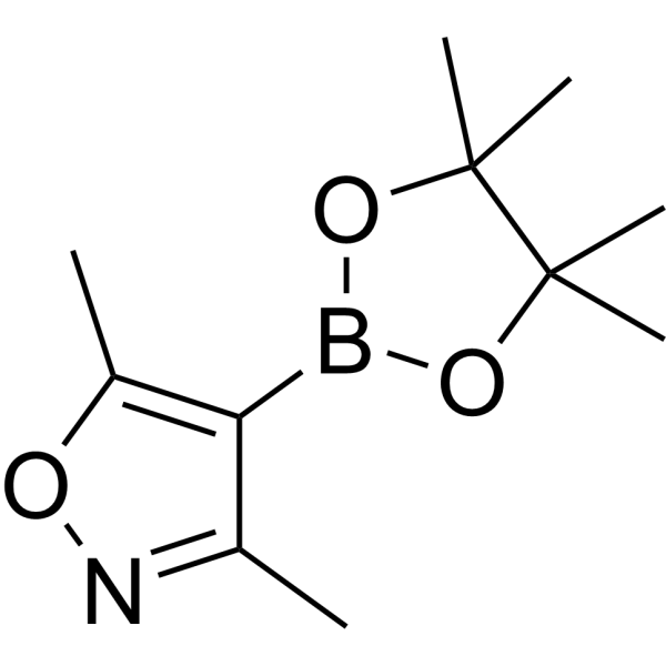 3,5-Dimethylisoxazole-4-boronic acid pinacol ester 化学構造
