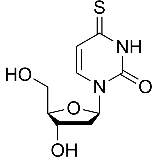 4-Thio-2'-deoxyuridine 化学構造