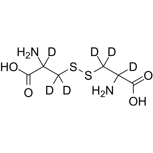 DL-Cystine-d6 Chemische Struktur