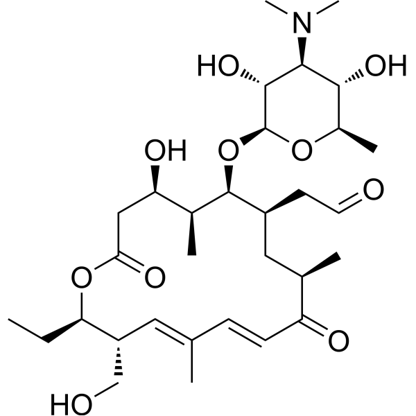 Mycaminosyltylonolide  Chemical Structure