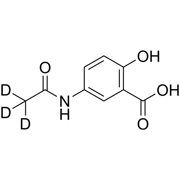 N-Acetyl mesalazine-d3  Chemical Structure