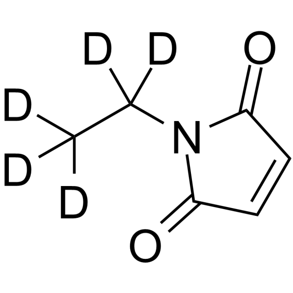 N-Ethylmaleimide-d5  Chemical Structure