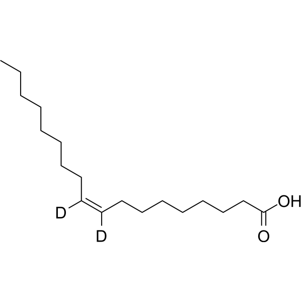 Oleic acid-d2  Chemical Structure