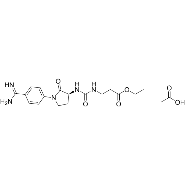 Orbofiban acetate Chemische Struktur