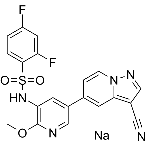 PI3K/mTOR Inhibitor-13 sodium Chemische Struktur
