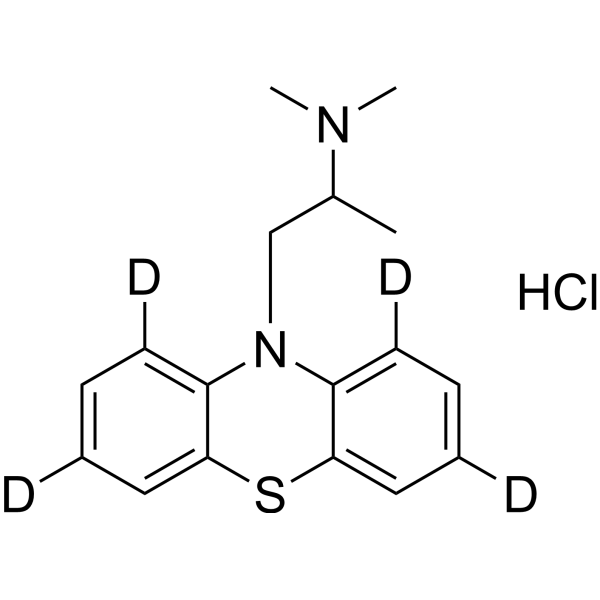 Promethazine-d4 hydrochloride  Chemical Structure