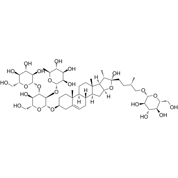 Protoneogracillin التركيب الكيميائي