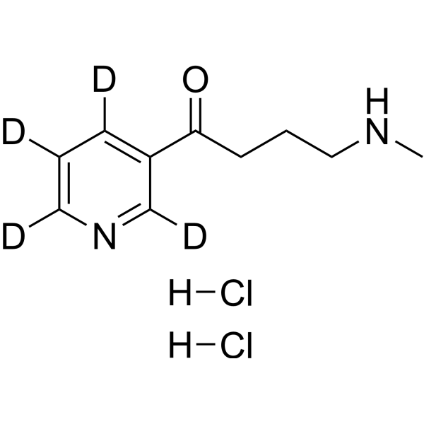 Pseudooxynicotine-d4 hydrochloride  Chemical Structure