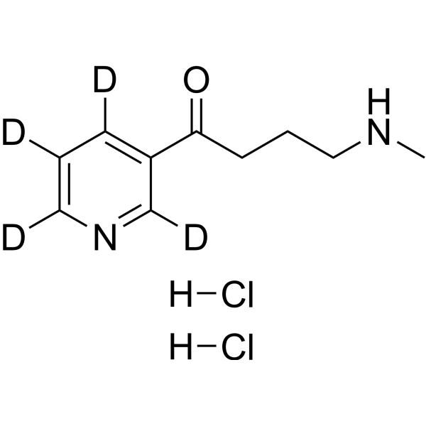 Pseudooxynicotine-d4 hydrochloride التركيب الكيميائي