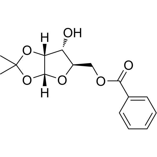 (R)-5-O-Benzoyl-1,2-di-O-isopropylidene-alpha-D-xylofuranose  Chemical Structure
