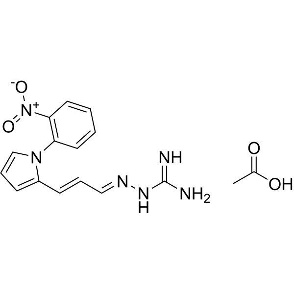 Resomelagon acetate 化学構造