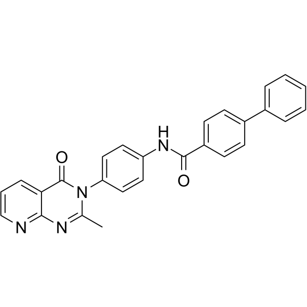SARS-CoV-2 nsp13-IN-1 化学構造