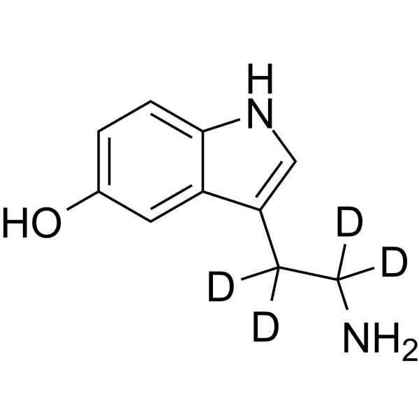 Serotonin-d4  Chemical Structure
