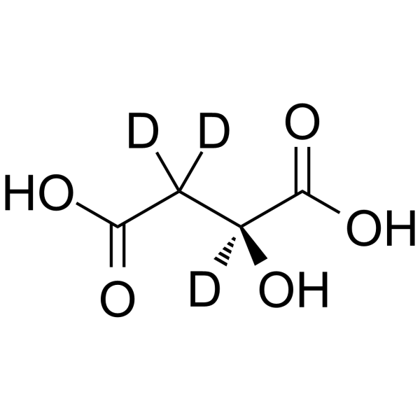 (S)-Malic acid-d3  Chemical Structure