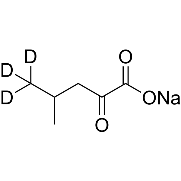 Sodium 4-methyl-2-oxopentanoate-d3  Chemical Structure