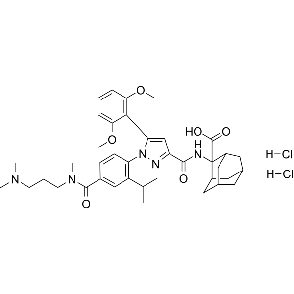 SR 142948 dihydrochloride Chemische Struktur