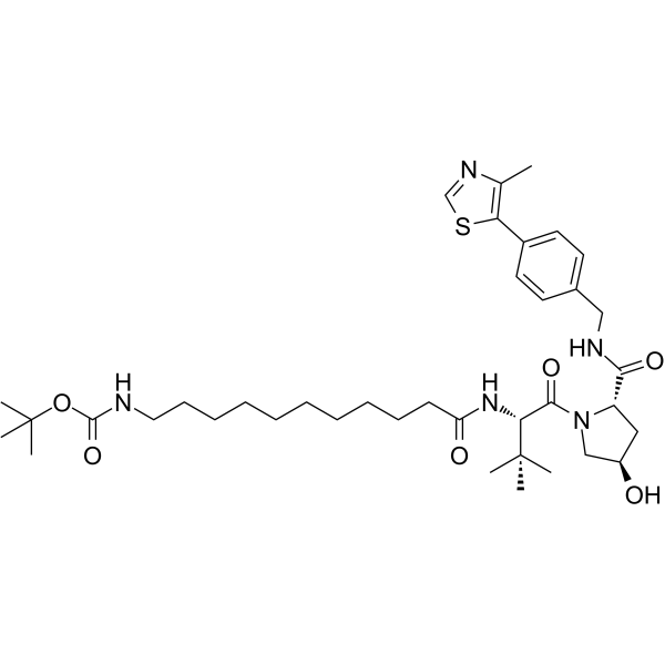 (S,R,S)-AHPC-C10-NHBoc  Chemical Structure