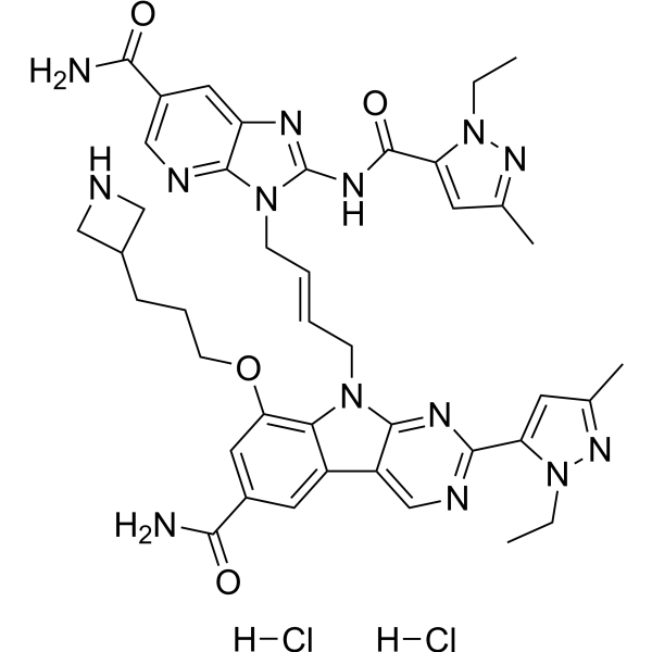 STING agonist-8 dihydrochloride  Chemical Structure