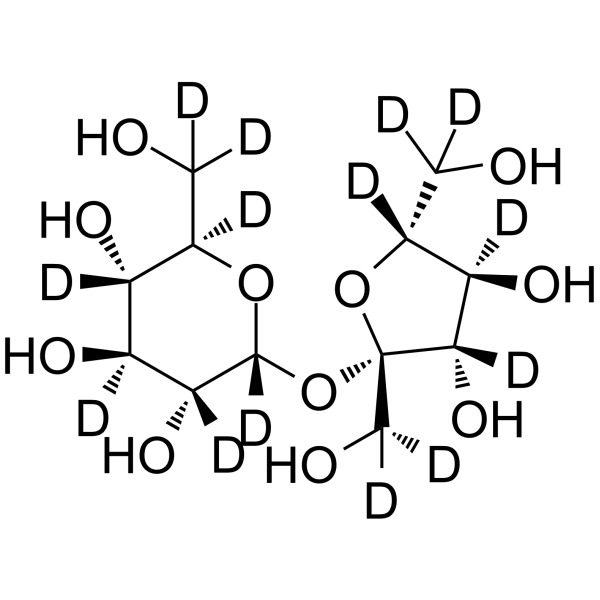Sucrose-d14  Chemical Structure