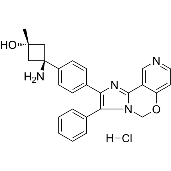 Pifusertib hydrochloride التركيب الكيميائي
