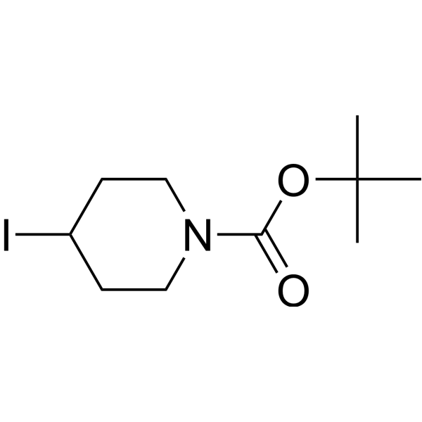 tert-Butyl 4-iodopiperidine-1-carboxylate  Chemical Structure
