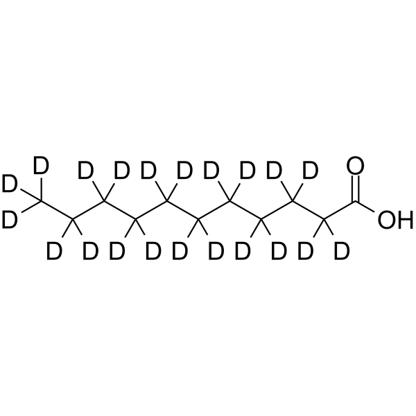 Undecanoic acid-d21  Chemical Structure