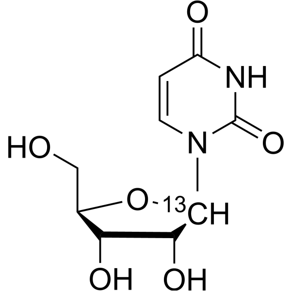 Uridine-13C  Chemical Structure