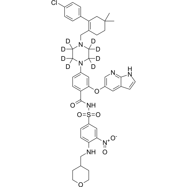 Venetoclax-d8 化学構造