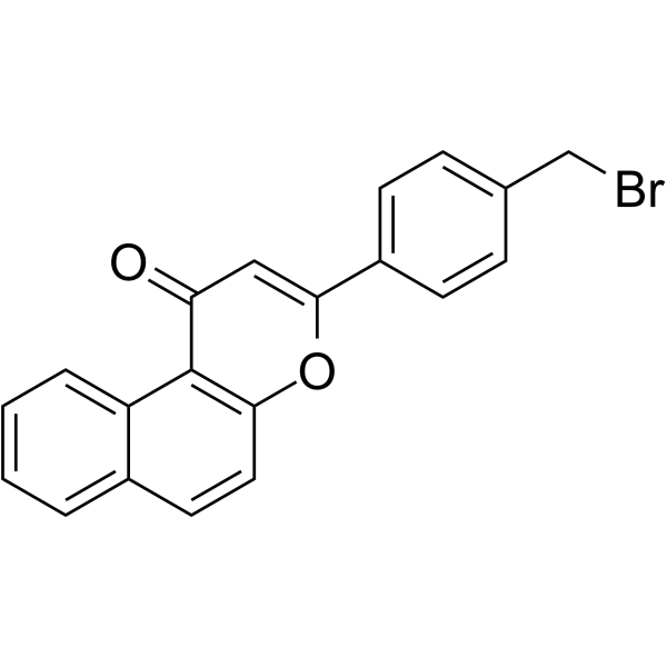 β-Naphthoflavone-CH2-Br Chemische Struktur