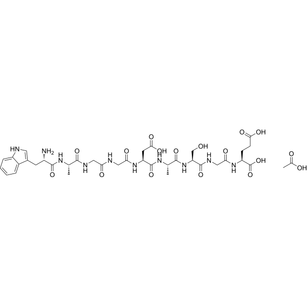 δ-Sleep Inducing Peptide acetate  Chemical Structure