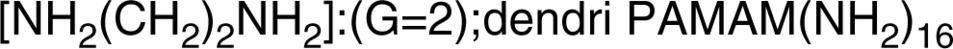 PAMAM Dendrimer G2.0 Amine (water solution)  Chemical Structure