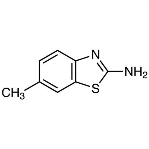 2-Amino-6-methylbenzothiazole Chemical Structure