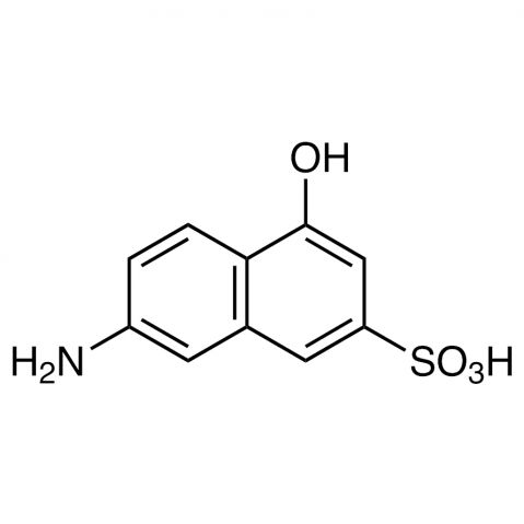 6-Amino-1-naphthol-3-sulfonic Acid Chemische Struktur