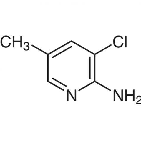 2-Amino-3-chloro-5-methylpyridine Chemische Struktur