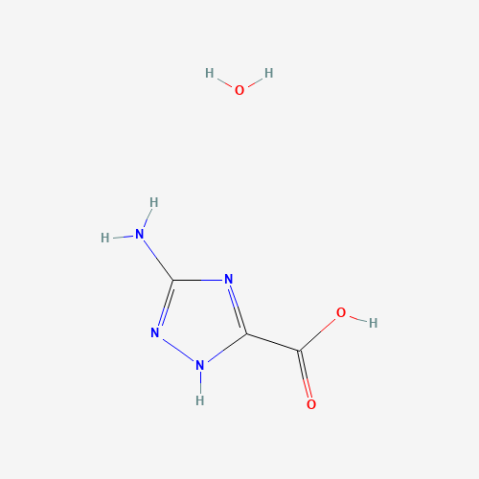 3-Amino-1,2,4-triazole-5-carboxylic acid hydrate Chemical Structure