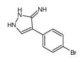 5-Amino-4-(4-bromophenyl)pyrazole 化学構造