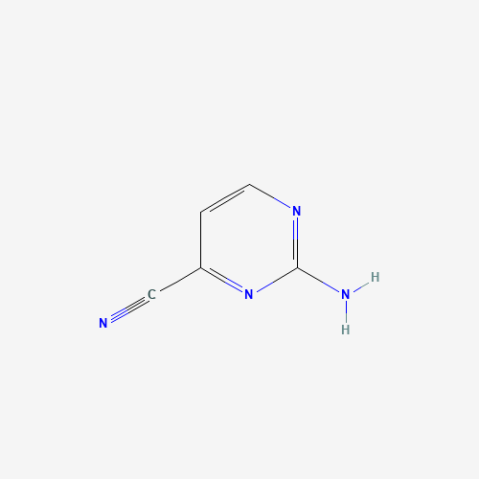2-aminopyrimidine-4-carbonitrile Chemical Structure