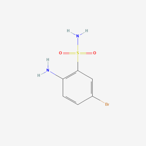 2-Amino-5-bromobenzenesulfonamide Chemische Struktur