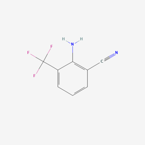 2-Amino-3-trifluoromethylbenzonitrile Chemische Struktur