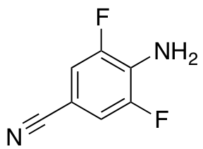 4-Amino-3,5-difluorobenzonitrile Chemical Structure