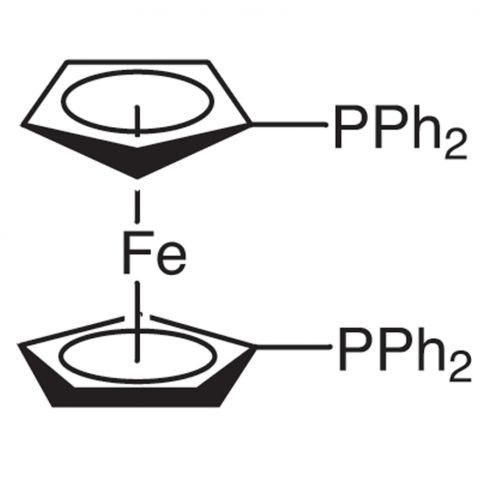 1,1'-Bis(diphenylphosphino)ferrocene  Chemical Structure